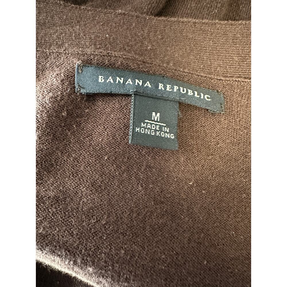Banana Republic Women Wrap‎ Dress Silk Linen Blend Phoebe Set Y2K Preppy - Picture 9 of 16